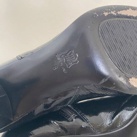 Aquatalia Ankle Boots Shoes w Heel Patent Pointed Toe - Picture 9 of 10